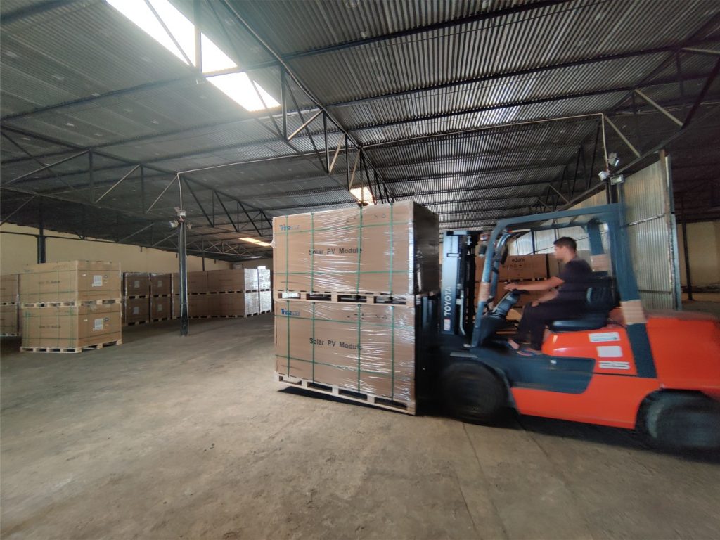 Warehouse for Distribution of Solar Panels and Inverters